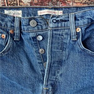 Levi’s Ribcage Straight Ankle Jean, Color: Georgie, Size 25x27